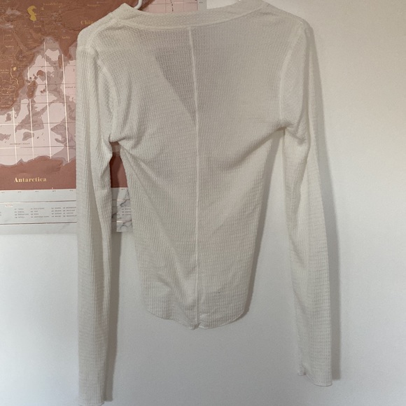 Brand New Free People Waffle Top - Picture 6 of 6